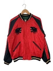 画像：スカジャン/L/--/RED/無地/TT15491