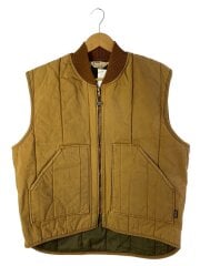 画像：ベスト/XL/コットン/CML/無地