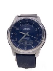 画像：ソーラー腕時計/アナログ/ラバー/BLK/BLK/WVA-M630