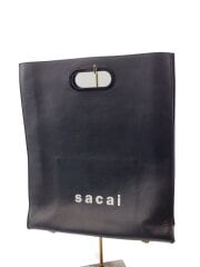 画像：shopper　bag/バッグ/レザー/BLK/無地