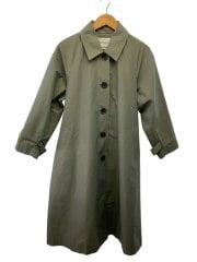 画像：コート/M/コットン/GRN/無地/017-1152200