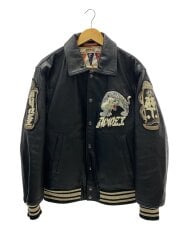 画像：スタジャン/M/羊革/BLK/783-3250077