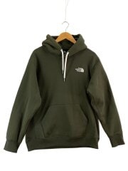 画像：SQUARE LOGO HOODIE_スクエアロゴフーディ/M/ポリエステル/GRN/無地//