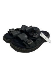 画像：サンダル/US7/BLK/レザー