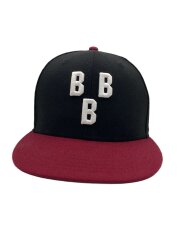 画像：キャップ/7 3/8/コットン/BLK/無地/メンズ