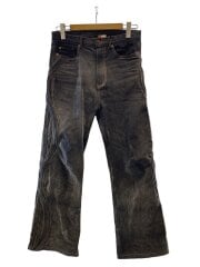 画像：Waved Denim Pants/xwore/ボトム/32/コットン/BLK