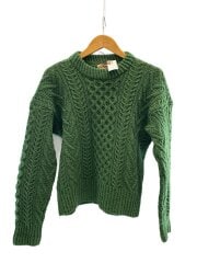 画像：Donegal/Clady knit/ニット・セーター(厚手)/--/ウール/GRN/無地