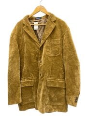 画像：90s 3B コーデュロイ テーラードジャケット センターベンツ/XL/コーデュロイ/BRW