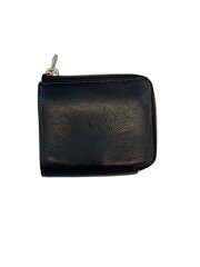 画像：イタリアンショルダーレザー/2つ折り財布/レザー/BLK/無地/メンズ/974613
