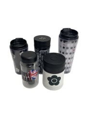 画像：非売品/未使用/ポータブルフードポット/タンブラー×3/セット/水筒のみ中古