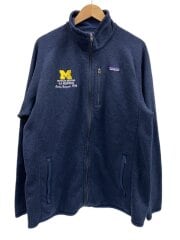 画像：ベーターセーターフリースジャケット/企業刺繍/XXL/ポリエステル/NVY/25528SP21