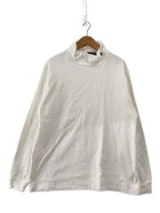 画像：別注/タートルネック/長袖カットソー/L/コットン/WHT
