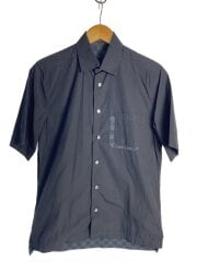 画像：ダミエショートスリーブシャツ/半袖シャツ/S/コットン/BLK/RM131D H13H35BIS