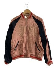 画像：スカジャン/M/レーヨン/PNK