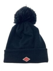 画像：ニットキャップ/FREE/アクリル/BLK/無地/レディース