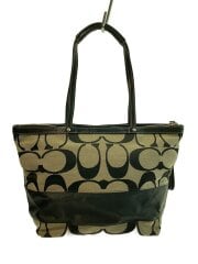 画像：ハンドバッグ/キャンバス/GRY/総柄/13548