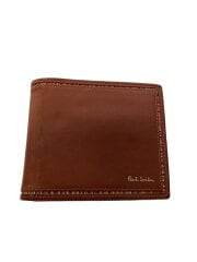 画像：2つ折り財布/レザー/BRW/メンズ