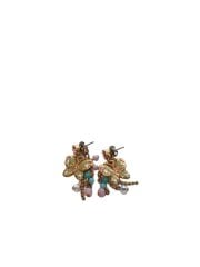 画像：ピアス/--/カラーストーン/GLD/レディース