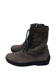 画像：レースアップブーツ/US6.5/GRY/レザー