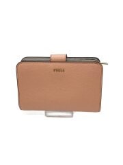 画像：2つ折り財布/レザー/PNK/レディース