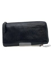 画像：長財布/レザー/BLK/メンズ