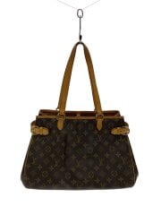 画像：バティニョール・オリゾンタル_モノグラム・キャンバス/PVC/BRW