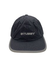 画像：キャップ/--/ポリエステル/GRY/チェック/メンズ