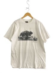 画像：Tシャツ/L/コットン/WHT/プリント//