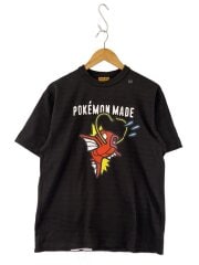 画像：Tシャツ/L/コットン/GRY/無地/×Pokemon/コイキング