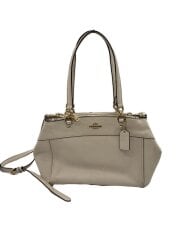 画像：COACH/ショルダーバッグ/クリーム/無地/F25397