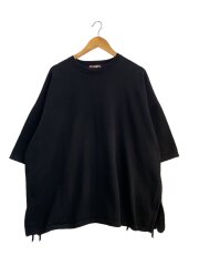 画像：IS-NESS/ニット・セーター(薄手)/L/コットン/ブラック/1006KNTT01//