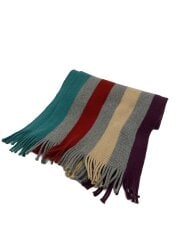 画像：マフラー/コットン/マルチカラー/ストライプ/メンズ