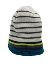 画像：シングルニット帽/ビーニー/アクリル/WHT/ボーダー/メンズ/52768248/使用感有