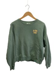 画像：バッグプリント/スウェット/M/コットン/GRN