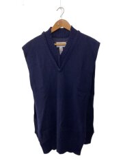 画像：22AW/ニットベスト/S/ウール/NVY/無地/S1TH0001 S18064