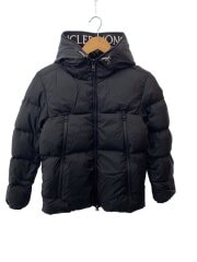 画像：MONTCLA GIUBBOTTO/ダウンジャケット/O/ナイロン/BLK/左下ヨゴレ有