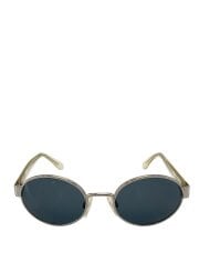 画像：サングラス/オーバル/BLU/メンズ/081-S