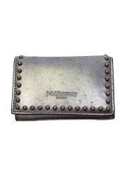 画像：ボールスタッズ/3つ折り財布/SLV/レディース