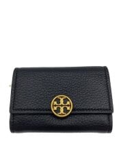 画像：Miller Mini Wallet/3つ折り財布/レザー/BLK/レディース//