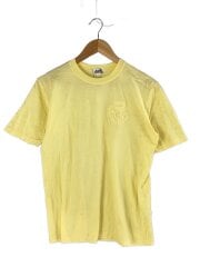 画像：Tシャツ/左胸刺繍/S/コットン/イエロー/421030HA