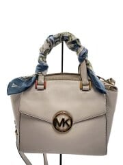 画像：ハンドバッグ/レザー/WHT