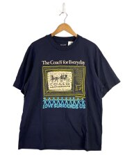 画像：Tシャツ/S/コットン/NVY/CAF70