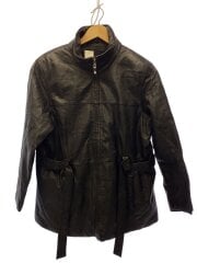 画像：KATHYIRELAND/レザージャケット・ブルゾン/XL/レザー/BLK