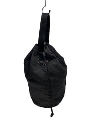 画像：ショルダーバッグ/ナイロン/BLK/無地