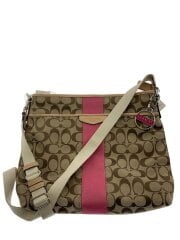 画像：ショルダーバッグ/キャンバス/BEG/F28502