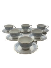 画像：レースウッドゴールド/カップ&ソーサー/6客セット/BLU