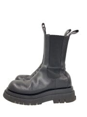 画像：サイドゴアブーツ/39/BLK/ソール減り有