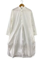 画像：シャツワンピース/M/コットン/WHT/16705