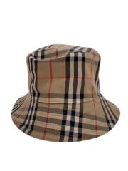 画像：バケットハット/バーバリーチェック/M/コットン/BEG/チェック/レディース/8021508