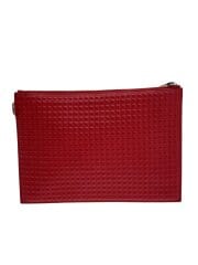 画像：クラッチバッグ/グリットクリップM/RED